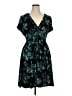Torrid Paisley Teal Casual Dress Size 1X Plus (1) - photo 1