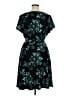 Torrid Paisley Teal Casual Dress Size 1X Plus (1) - photo 2