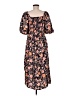 Old Navy Floral Black Casual Dress Size M - photo 2