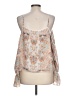 Bebe 100% Recycled Polyester Tan Sleeveless Blouse Size L - photo 2