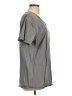 George 100% Cotton Gray Short Sleeve Top Size L - photo 4