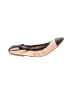 Saks Fifth Avenue Metallic Tan Flats Size 8 1/2 - photo 1