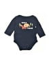 Hb 100% Cotton Graphic Blue Long Sleeve Onesie Size 0-3 mo - photo 1