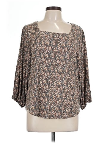 LC Lauren Conrad 3/4 Sleeve Blouse (view 1)
