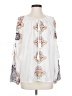 Tolani 100% Cotton White 3/4 Sleeve Blouse Size S - photo 1