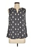 Pixley 100% Polyester Gray Sleeveless Blouse Size M - photo 1