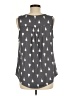 Pixley 100% Polyester Gray Sleeveless Blouse Size M - photo 2