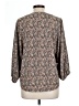 LC Lauren Conrad Gray 3/4 Sleeve Blouse Size L - photo 2