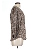 LC Lauren Conrad Gray 3/4 Sleeve Blouse Size L - photo 4