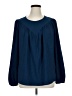 Shein Blue Long Sleeve Blouse Size XL - photo 1