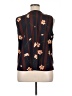 CAbi 100% Polyester Brown Sleeveless Blouse Size XL - photo 2