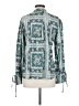 Porridge Teal Long Sleeve Blouse Size Sm (1) - photo 2
