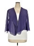 Alex Evenings 100% Polyester Solid Purple Kimono Size 18 - photo 1