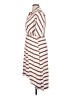 Maje Stripes White Casual Dress Size XL (4) - photo 5