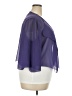 Alex Evenings 100% Polyester Solid Purple Kimono Size 18 - photo 4