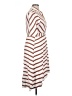 Maje Stripes White Casual Dress Size XL (4) - photo 4