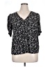 Old Navy Black Short Sleeve Blouse Size XL - photo 1