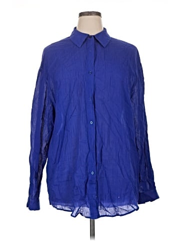 Fabletics Long Sleeve Button-Down Shirt (view 1)