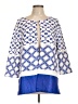 Travelers by Chico's 100% Polyester Blue Jacket Size Lg (2) - photo 1