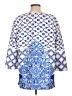 Travelers by Chico's 100% Polyester Blue Jacket Size Lg (2) - photo 2