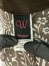 Wrapper Graphic Brown Casual Dress Size L - photo 7