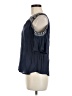 Mine Blue Short Sleeve Blouse Size M - photo 5