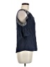 Mine Blue Short Sleeve Blouse Size M - photo 4