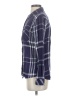 Rails 100% Rayon Plaid Blue Long Sleeve Button-Down Shirt Size S - photo 5