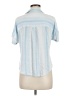 Thread & Supply Blue Short Sleeve Blouse Size M - photo 2
