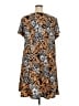 Kim Rogers Paisley Brown Casual Dress Size 3X - photo 2