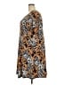 Kim Rogers Paisley Brown Casual Dress Size 3X - photo 5