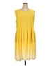 N Touch Polka Dots Yellow Casual Dress Size 3X - photo 1
