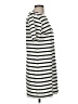 Old Navy Stripes White Casual Dress Size M - photo 4
