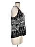 Parker 100% Silk Black Sleeveless Silk Top Size M - photo 4