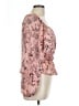 Steve Madden 100% Polyester Animal Print Snake Print Pink Long Sleeve Blouse Size L - photo 4