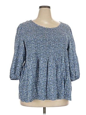Croft & Barrow 3/4 Sleeve Blouse (view 1)