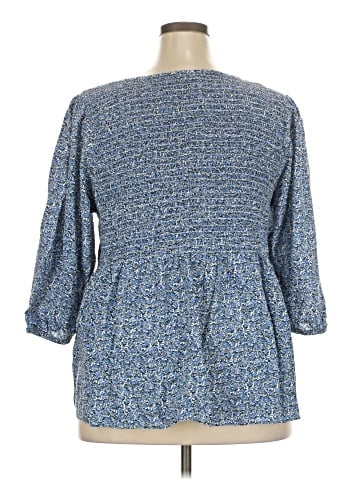 Croft & Barrow 3/4 Sleeve Blouse (view 2)