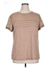 Automet Tan Short Sleeve Top Size XL - photo 1