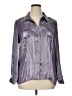 Elementz 100% Polyester Metallic Purple 3/4 Sleeve Blouse Size XL - photo 1