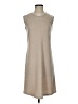 Nine West Solid Tan Casual Dress Size S - photo 1