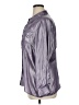 Elementz 100% Polyester Metallic Purple 3/4 Sleeve Blouse Size XL - photo 5