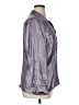 Elementz 100% Polyester Metallic Purple 3/4 Sleeve Blouse Size XL - photo 4