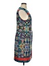 PREMISE Print Blue Casual Dress Size XL Petite - photo 4