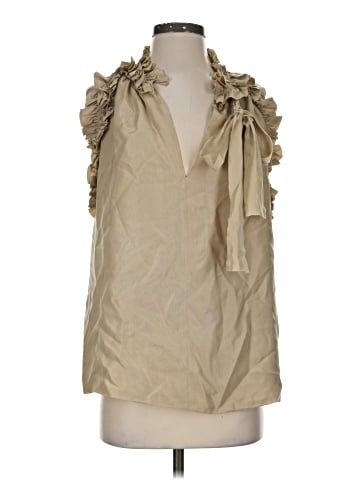 Robert Rodriguez Sleeveless Silk Top (view 1)