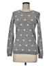 Talbots 100% Cashmere Polka Dots Gray Cashmere Pullover Sweater Size M - photo 1