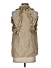 Robert Rodriguez 100% Silk Tan Sleeveless Silk Top Size 4 - photo 2