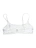 Xhilaration Silver White Swimsuit Top Size L - photo 2