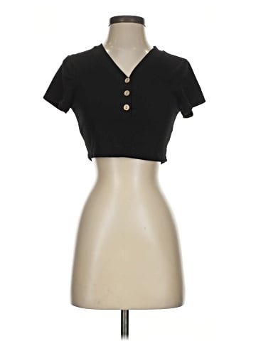 Romwe Short Sleeve Turtleneck (view 1)