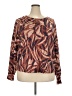 Democracy Print Brown Pullover Sweater Size 3X - photo 1