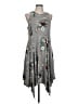 Torrid Floral Gray Casual Dress Size Lg Plus (0) - photo 1